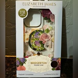 Elizabeth James Bridgerton Floral iPhone 16 Pro Max Case - Multicolor